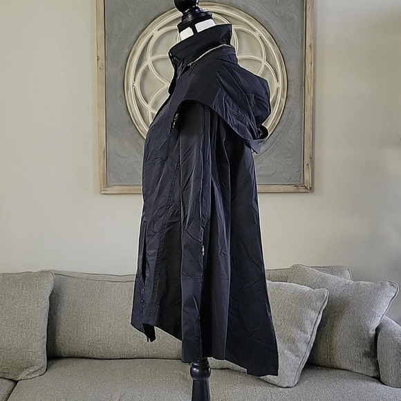 Ciao Milano 1969 Savina Water Resistant Zip Up Hooded  Size Large Rain Jacket - Picture 6 of 17